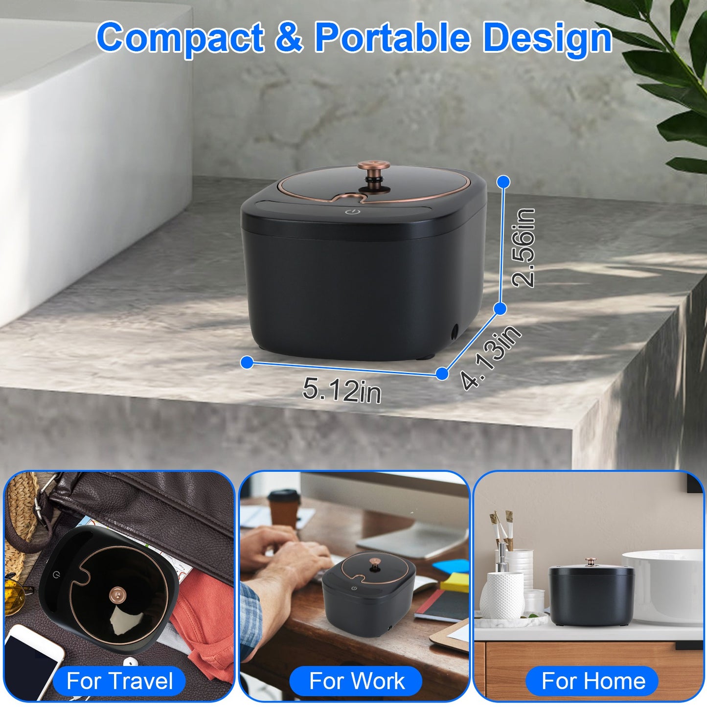 1Pc Ultrasonic Retainer Cleaner 45kHz Ultrasonic Cleaning Machine With 3 Modes 230ML Capacity UV Light For Denture Mouth Guard Aligner Dental Trays Braces Rings Jewelry