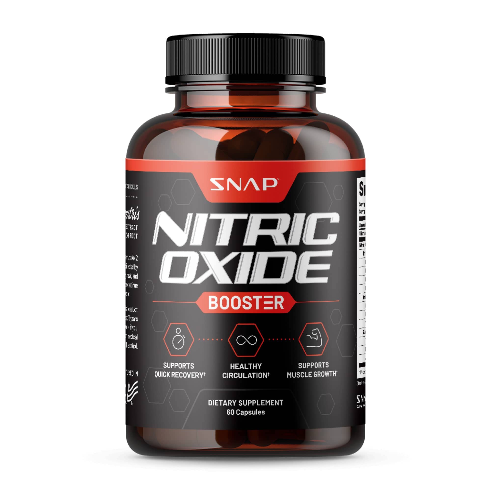 NitroFlow Stamina Booster - 60 Caps (Best For Blood Flow)