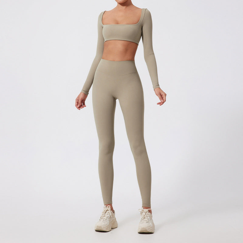Tight Yoga Suit High-Waisted Quick-Drying Running Sports Fitness Clothing