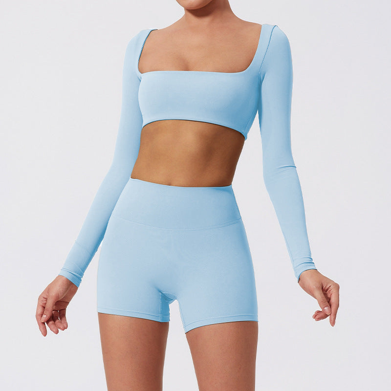 Tight Yoga Suit High-Waisted Quick-Drying Running Sports Fitness Clothing