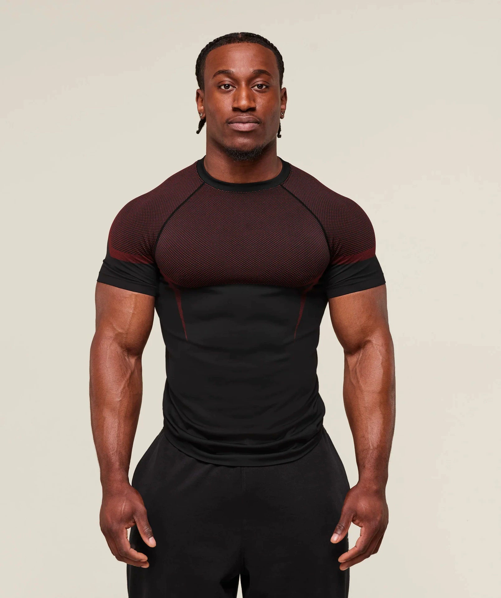 Quick Dry Elastic Fitness Training T-Shirt