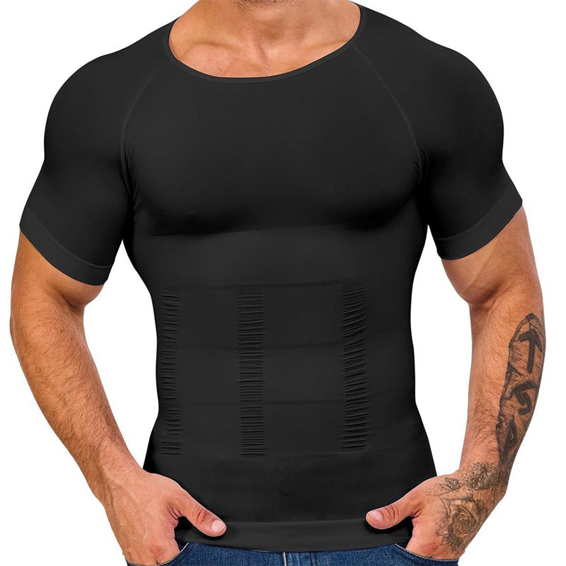 Seamless Mens Compression Fitness Shirt
