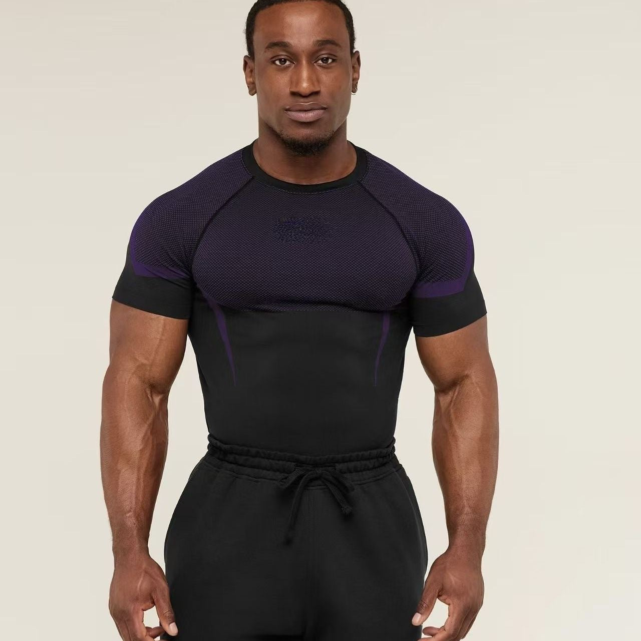 Quick Dry Elastic Fitness Training T-Shirt