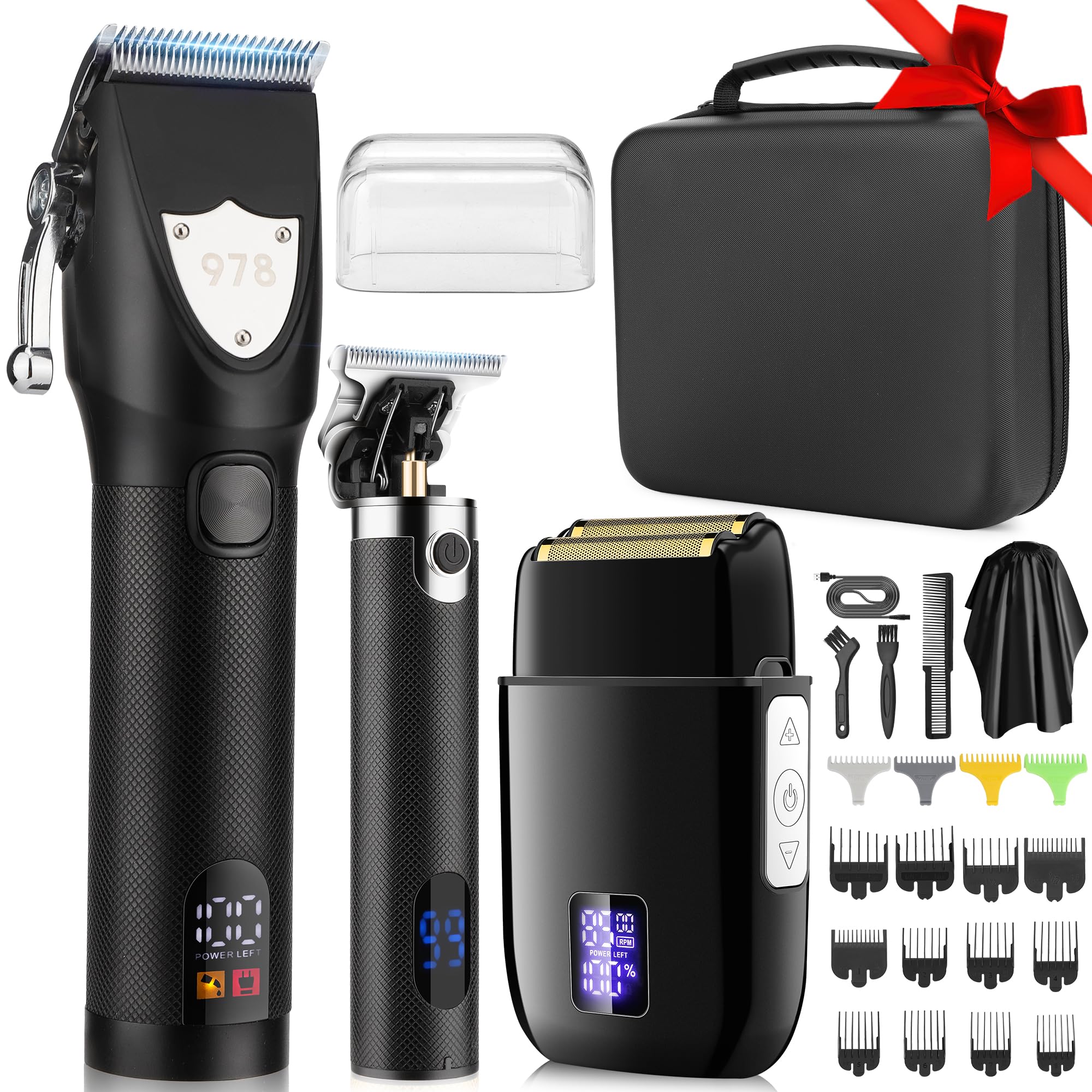 Lanumi Pro Haircut & Shaving Kit with Travel Case