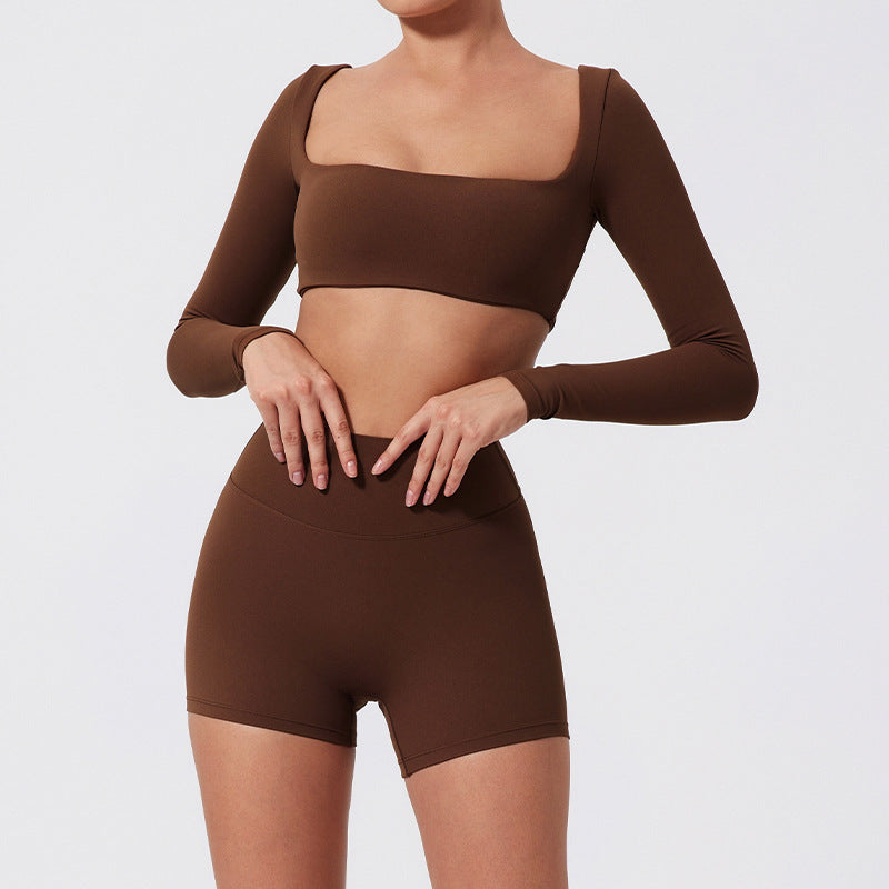 Tight Yoga Suit High-Waisted Quick-Drying Running Sports Fitness Clothing