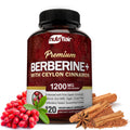 NutriFlair Berberine 1200mg & Ceylon Cinnamon Capsules (Best For Immune System)