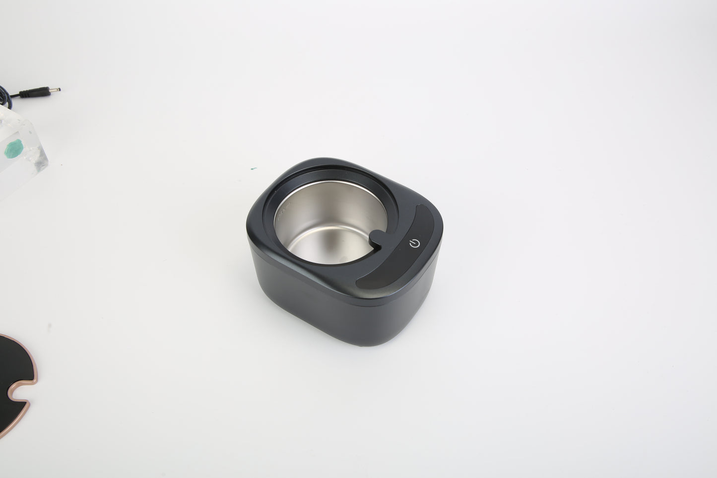 1Pc Ultrasonic Retainer Cleaner 45kHz Ultrasonic Cleaning Machine With 3 Modes 230ML Capacity UV Light For Denture Mouth Guard Aligner Dental Trays Braces Rings Jewelry