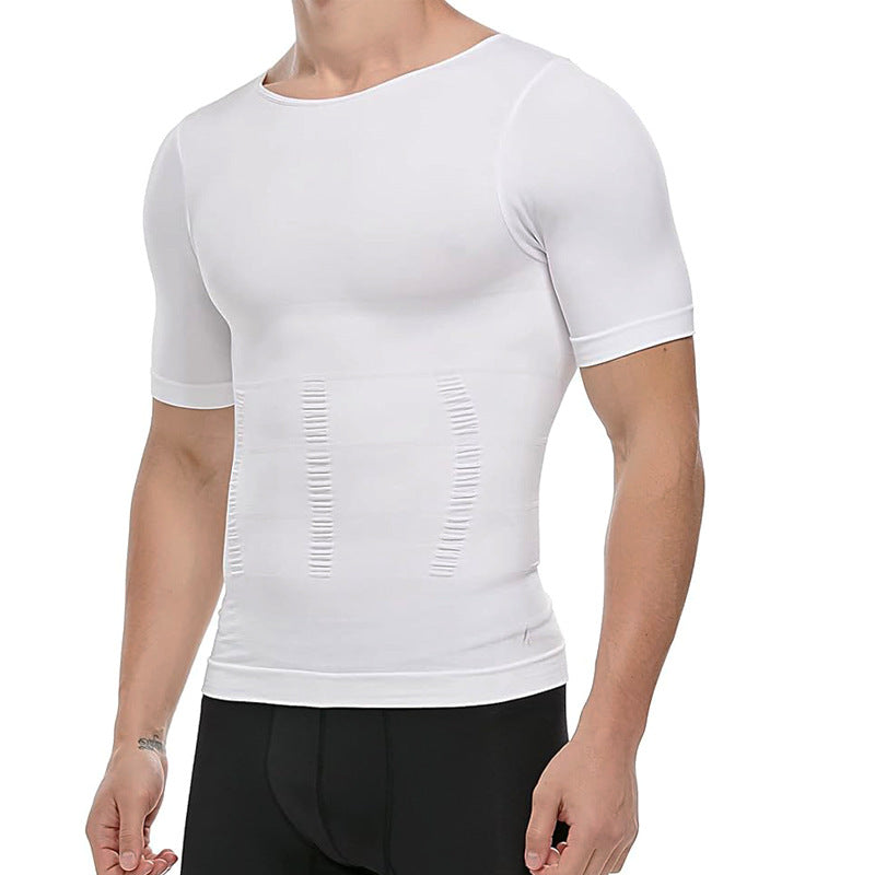 Seamless Mens Compression Fitness Shirt