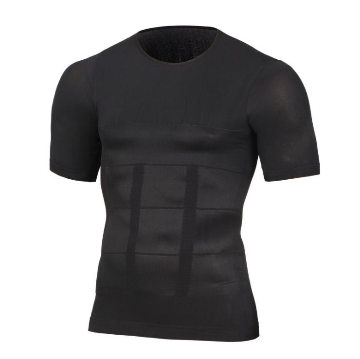 Seamless Mens Compression Fitness Shirt