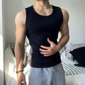 Mens Quick Dry Ribbed Fitness Tank Top
