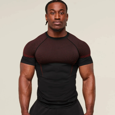 Quick Dry Elastic Fitness Training T-Shirt