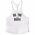 Letter Print Cotton Fitness Vest