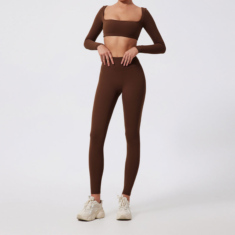 Tight Yoga Suit High-Waisted Quick-Drying Running Sports Fitness Clothing