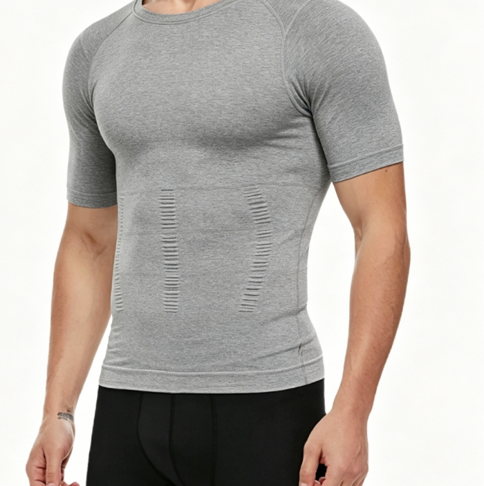 Seamless Mens Compression Fitness Shirt