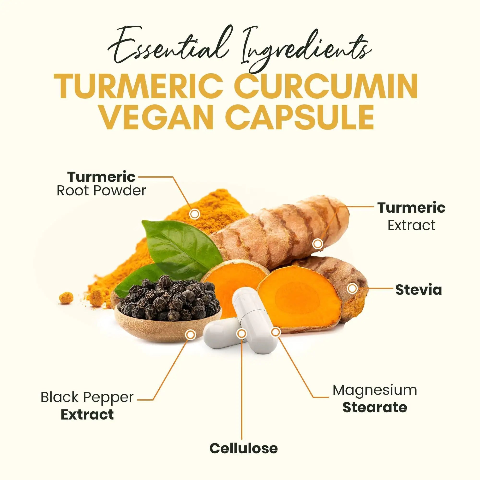 Turmeric Supplement Mood Mobility and Joint Support Supplement 1000 Mg 120 Pills (Best For Depression and Anxiety)