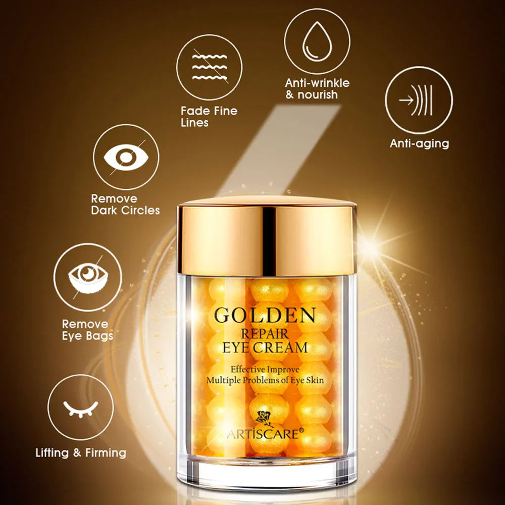 Indulge in Radiance: 24K Gold Serum Set for Ultimate Facial Care - Moisturizing Eye Cream & Face Essence