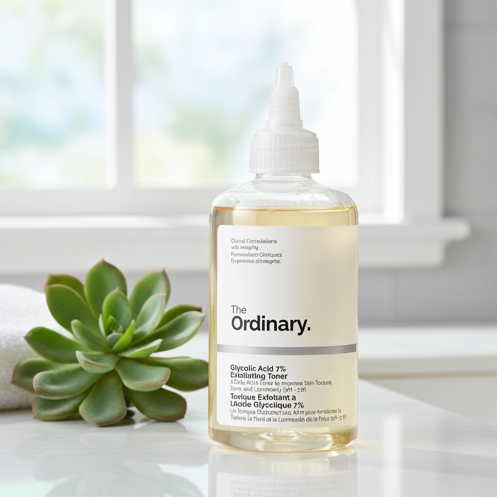 Glycolic Acid 7% Daily Exfoliating Toner 3.4 Fl Oz (Best For Wrinkles)