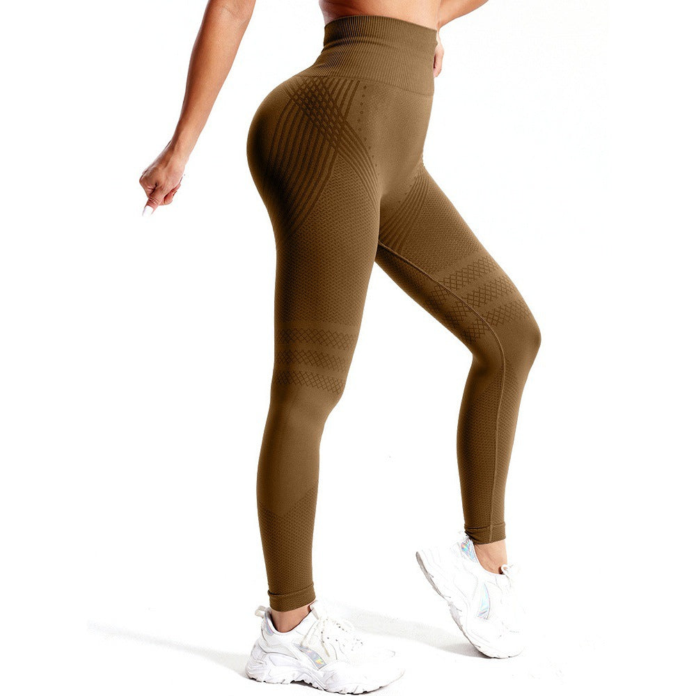 High-Waisted Fitness Yoga Pants with Tummy Control
