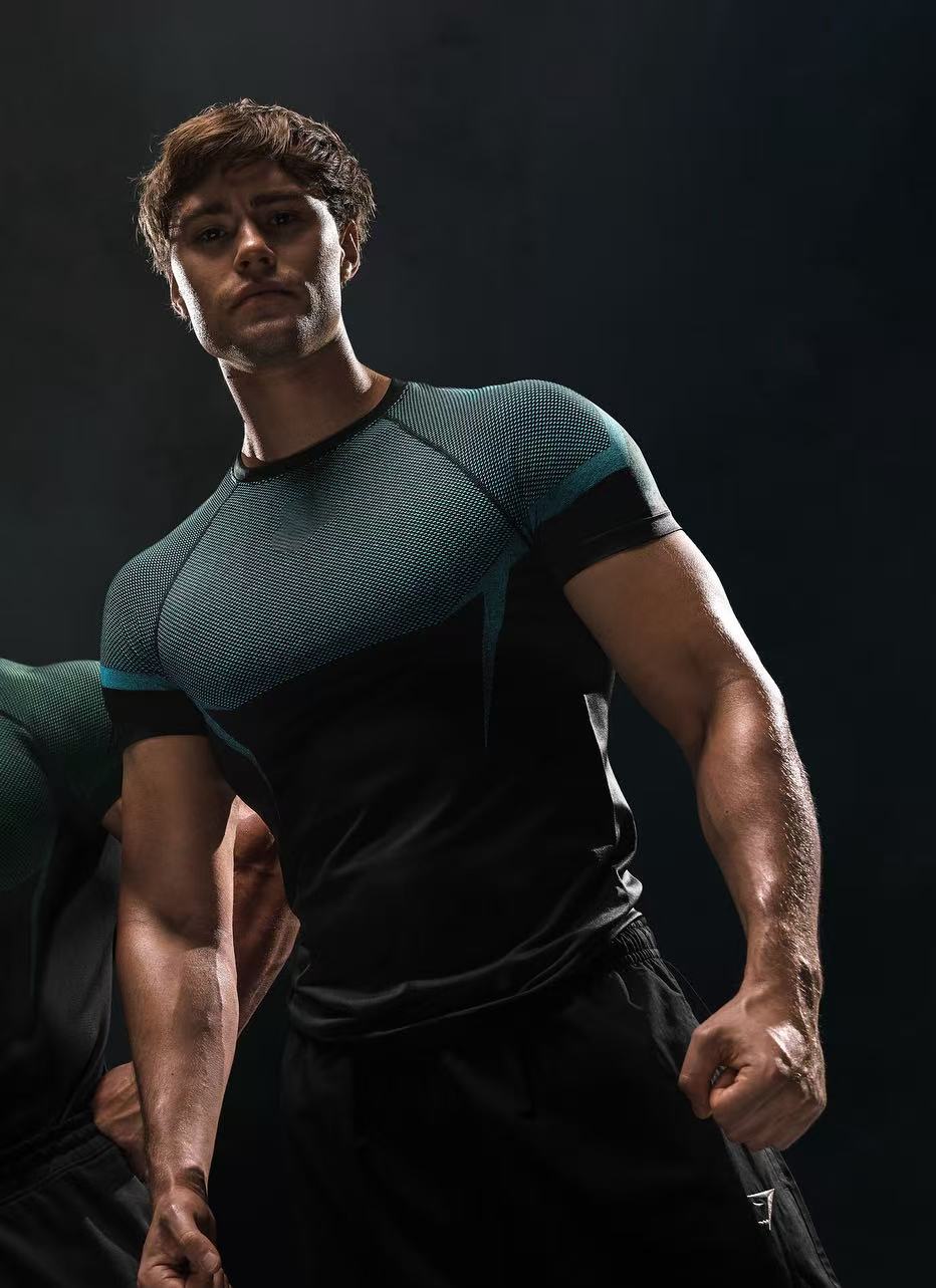 Quick Dry Elastic Fitness Training T-Shirt