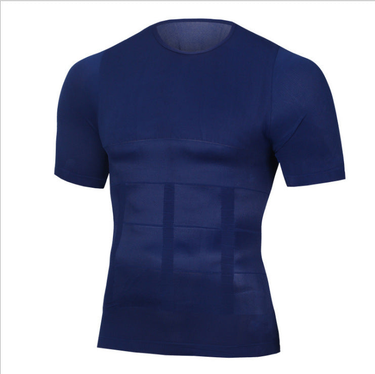 Seamless Mens Compression Fitness Shirt