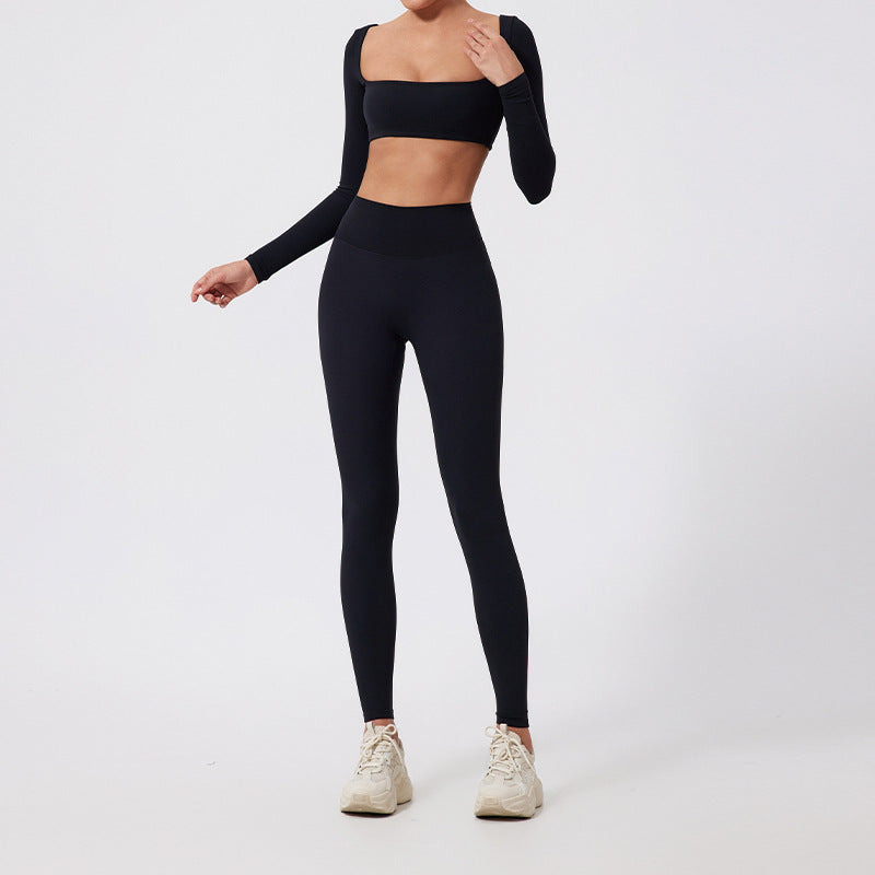 Tight Yoga Suit High-Waisted Quick-Drying Running Sports Fitness Clothing