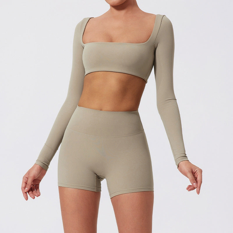 Tight Yoga Suit High-Waisted Quick-Drying Running Sports Fitness Clothing