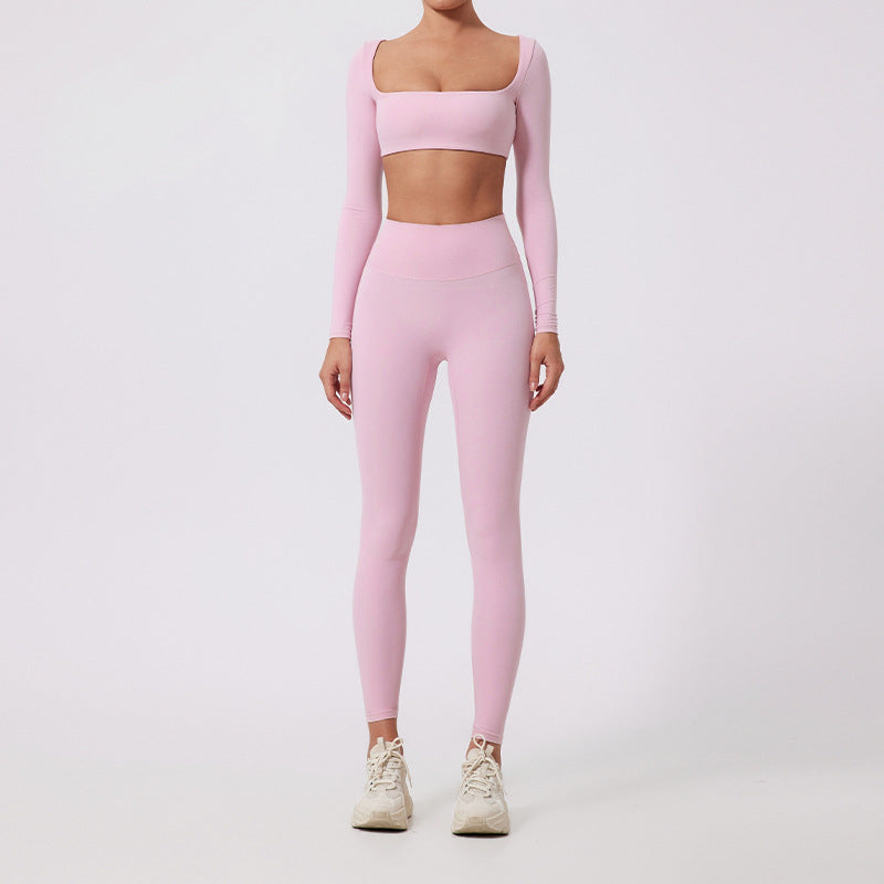 Tight Yoga Suit High-Waisted Quick-Drying Running Sports Fitness Clothing