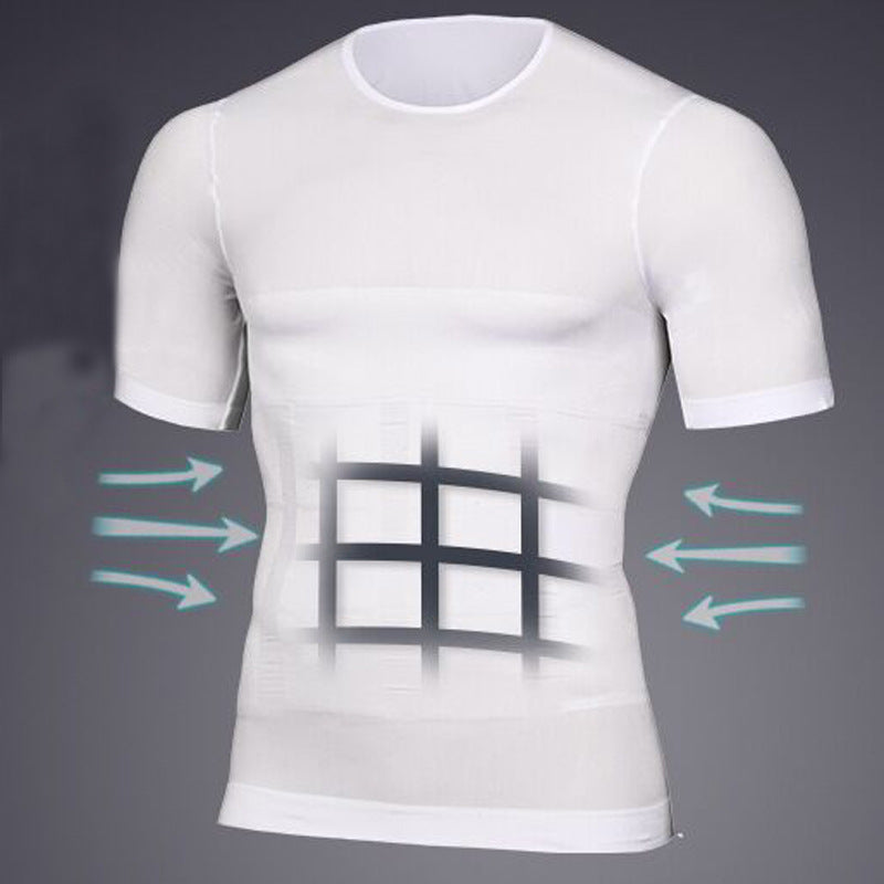 Seamless Mens Compression Fitness Shirt